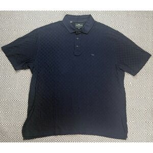 Rodd & Gunn Men's Logo‎ Embroidered Blue Short Sleeve Polo Shirt Size 3XL